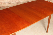 Load image into Gallery viewer, Mid Century teak and mahogany dining table and 6 chairs by McIntosh, circa 1960s