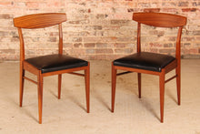 Load image into Gallery viewer, Mid Century teak and mahogany dining table and 6 chairs by McIntosh, circa 1960s