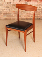 Load image into Gallery viewer, Mid Century teak and mahogany dining table and 6 chairs by McIntosh, circa 1960s