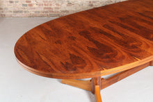 Load image into Gallery viewer, Mid Century extending rosewood dining table designed by Robert Heritage for Archie Shine, c. 1950s