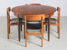 Load image into Gallery viewer, Mid Century Extending Rosewood Dining table and 4 Chairs. c1960s