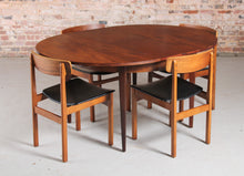 Load image into Gallery viewer, Mid Century Extending Rosewood Dining table and 4 Chairs. c1960s