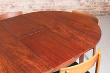 Load image into Gallery viewer, Mid Century Extending Rosewood Dining table and 4 Chairs. c1960s