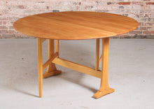 Load image into Gallery viewer, Mid Century Ercol Gate Leg Dining Table and Set of Six Dining Chairs, circa 1970s