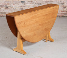 Load image into Gallery viewer, Mid Century Ercol Gate Leg Dining Table and Set of Six Dining Chairs, circa 1970s