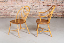 Load image into Gallery viewer, Mid Century Ercol Gate Leg Dining Table and Set of Six Dining Chairs, circa 1970s