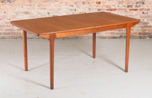 Load image into Gallery viewer, A Midcentury Teak Extending Dining Table and Six Chairs by McIntosh. c1960s