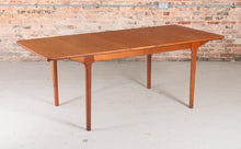 Load image into Gallery viewer, A Midcentury Teak Extending Dining Table and Six Chairs by McIntosh. c1960s
