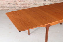 Load image into Gallery viewer, A Midcentury Teak Extending Dining Table and Six Chairs by McIntosh. c1960s