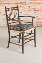 Load image into Gallery viewer, Arts & Crafts Morris-style Sussex Carver Chair c 1890