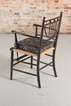 Load image into Gallery viewer, Arts & Crafts Morris-style Sussex Carver Chair c 1890