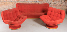 Load image into Gallery viewer, Mid Century Lounge Suite c. 1970s.