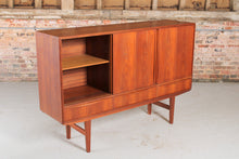 Load image into Gallery viewer, Danish Midcentury Teak Highboard by E W Bach c.1960