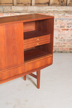 Load image into Gallery viewer, Danish Midcentury Teak Highboard by E W Bach c.1960