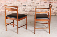 Load image into Gallery viewer, Set of 4 Mid Century teak dining chairs by McIntosh, circa 1960s