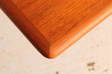 Load image into Gallery viewer, Danish Mid Century extending teak dining table by Arne Hovmand Olsen for Mogens Kold, circa 1960s