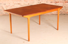 Load image into Gallery viewer, Mid Century extending teak dining table by McIntosh, circa 1960s