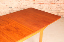 Load image into Gallery viewer, Mid Century extending teak dining table by McIntosh, circa 1960s