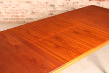 Load image into Gallery viewer, Mid Century extending teak dining table by McIntosh, circa 1960s