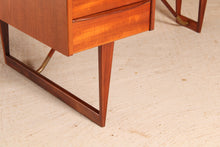 Load image into Gallery viewer, Danish Mid Century Boomerang Teak Desk by Peter Løvig Nielsen, circa 1960s.