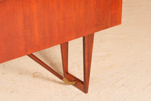 Load image into Gallery viewer, Danish Mid Century Boomerang Teak Desk by Peter Løvig Nielsen, circa 1960s.