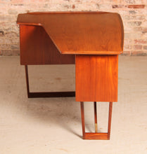 Load image into Gallery viewer, Danish Mid Century Boomerang Teak Desk by Peter Løvig Nielsen, circa 1960s.