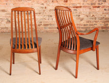 Load image into Gallery viewer, Set of 8 Danish Mid Century teak dining chairs by Preben Schou, circa 1970s