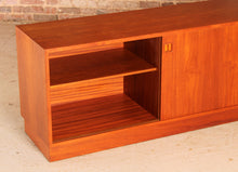 Load image into Gallery viewer, Danish Mid Century low teak sideboard by AEJM Mobler, circa 1960s