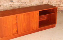 Load image into Gallery viewer, Danish Mid Century low teak sideboard by AEJM Mobler, circa 1960s