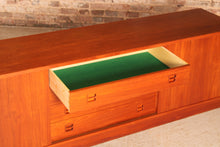 Load image into Gallery viewer, Danish Mid Century low teak sideboard by AEJM Mobler, circa 1960s