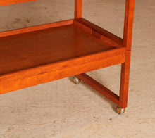 Load image into Gallery viewer, Mid Century metamorphic teak serving trolley by White&Newton, circa 1960s