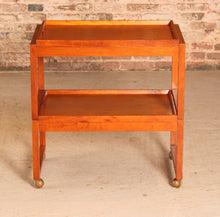 Load image into Gallery viewer, Mid Century metamorphic teak serving trolley by White&Newton, circa 1960s
