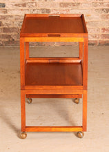 Load image into Gallery viewer, Mid Century metamorphic teak serving trolley by White&Newton, circa 1960s