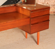 Load image into Gallery viewer, Mid Century mahogany dressing table by Avalon, circa 1960s