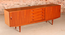 Load image into Gallery viewer, Danish Mid Century teak sideboard by Clausen&Son, circa 1960s.