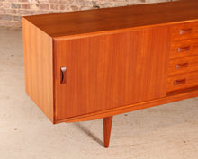 Load image into Gallery viewer, Danish Mid Century teak sideboard by Clausen&Son, circa 1960s.