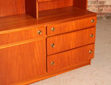 Load image into Gallery viewer, Mid Century teak wall unit / drinks cabinet by McIntosh, circa 1970s