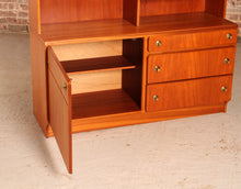 Load image into Gallery viewer, Mid Century teak wall unit / drinks cabinet by McIntosh, circa 1970s