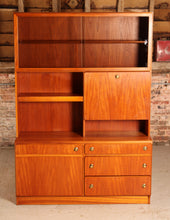 Load image into Gallery viewer, Mid Century teak wall unit / drinks cabinet by McIntosh, circa 1970s