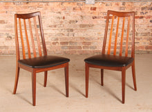 Load image into Gallery viewer, A set of 4 midcentury Fresco dining chairs in teak by G Plan, circa 1970