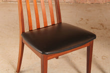 Load image into Gallery viewer, A set of 4 midcentury Fresco dining chairs in teak by G Plan, circa 1970