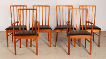 Load image into Gallery viewer, Set of 6 Mid Century teak dining chairs by Mcintosh, circa 1970s
