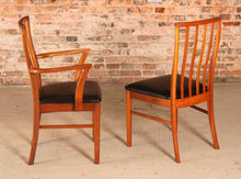 Load image into Gallery viewer, Set of 6 Mid Century teak dining chairs by Mcintosh, circa 1970s