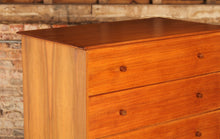 Load image into Gallery viewer, Mid Century walnut chest of drawers, circa 1960s