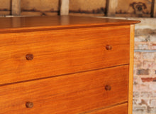 Load image into Gallery viewer, Mid Century walnut chest of drawers, circa 1960s