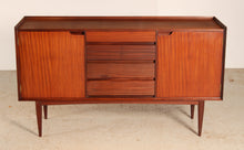 Load image into Gallery viewer, Mid Century solid afromosia sideboard by Richard Hornby, circa 1960s