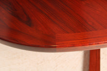 Load image into Gallery viewer, Danish Mid Century extending rosewood dining table with pedestal base by Skovby, circa 1960s