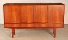 Load image into Gallery viewer, Danish Mid Century teak highboard by E.W. Bach, circa 1960s