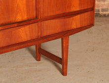 Load image into Gallery viewer, Danish Mid Century teak highboard by E.W. Bach, circa 1960s
