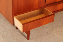 Load image into Gallery viewer, Danish Mid Century teak highboard by E.W. Bach, circa 1960s